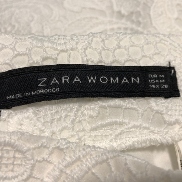 Zara Woman White Lace Mini Skirt - Picture 5 of 6